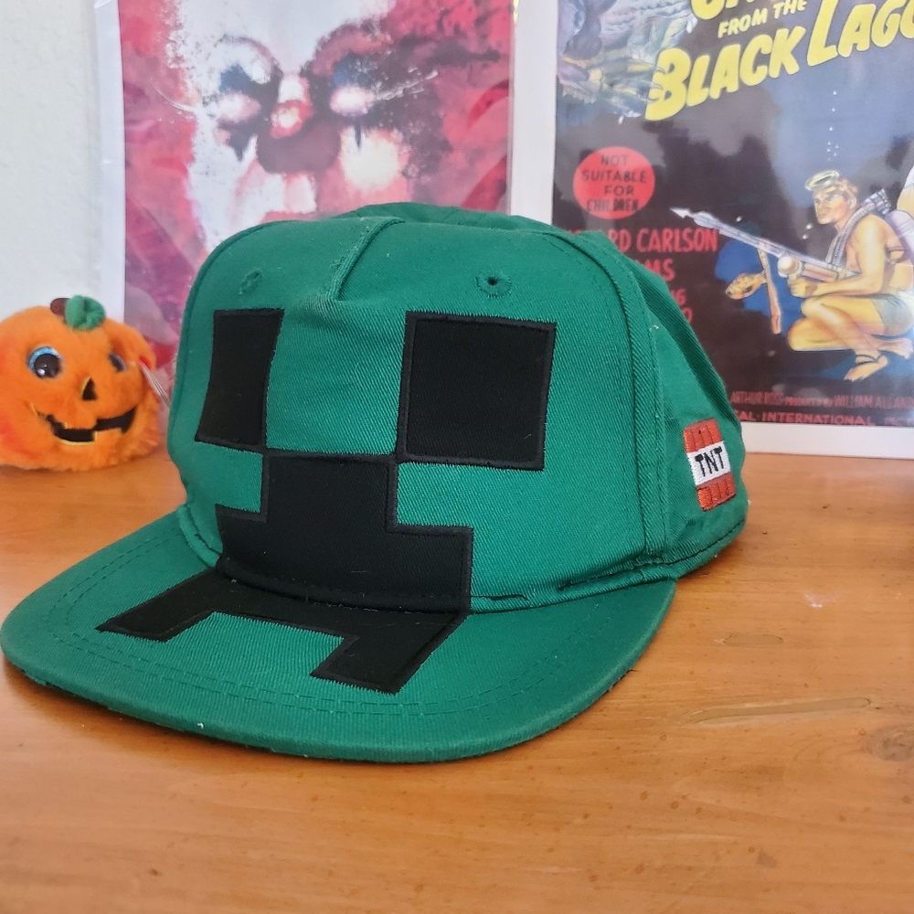 Green Mincraft Boys Hat